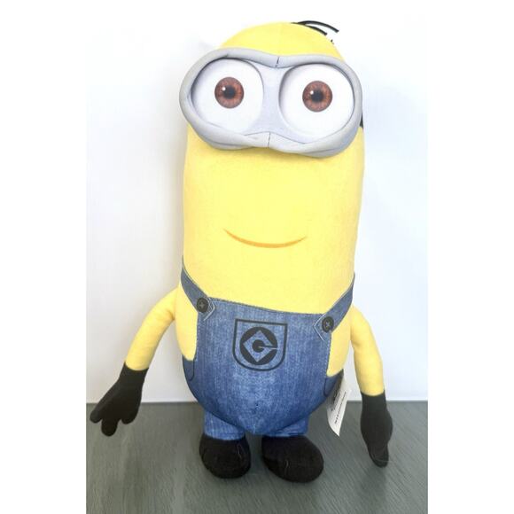 Despicable Me Minions Plush Toy Universal Studios 15” Kevin Doll Blue Overalls - Picture 1 of 2